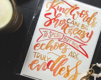 OG Stationary Projects | kind words