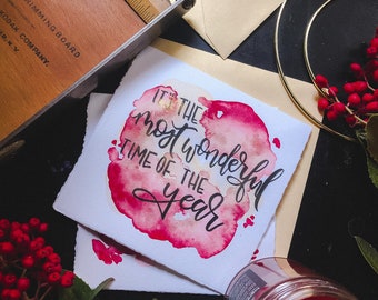 Sale | Most Wonderful Time of the year cards | set of two