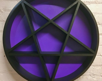 Purple Reign Pentagram/Pentacle Shelf (P560-7)
