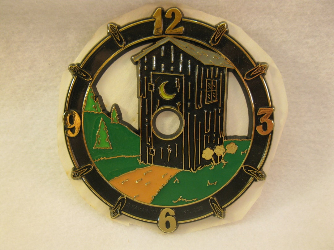 Vintage Plastic Clock Face Outhouse for Clockmaking Etsy Canada