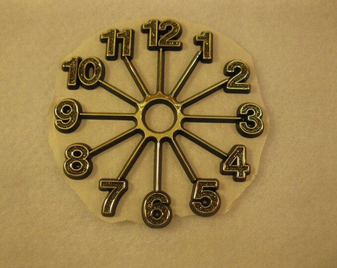 Vintage Plastic Clock Face 3 Inch for Clockmaking Etsy