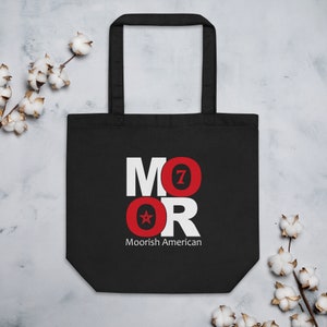 Moorish American Moor Moorish American Islam Muslim Circle 7 Moorish Star Eco Tote Bag