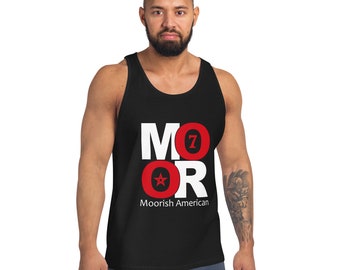Moorish American Tank Top, Circle 7 Star Symbol