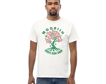 Moorish Roots Run Deep Moors Black History Moorish American Men's classic tee