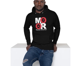 Moorish American Circle 7 Star Unisex Hoodie