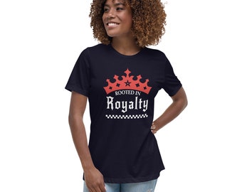 Moorish American Rooted In Royalty Moors In America Women&#39;s Relaxed T-Shirt