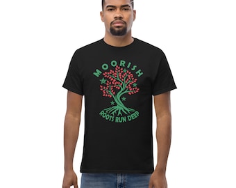 Moorish Roots Run Deep Moors Black History Moorish American Men's classic tee