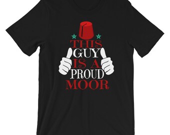 Moorish American This Guy Is A Proud Moor Short-Sleeve Unisex T-Shirt