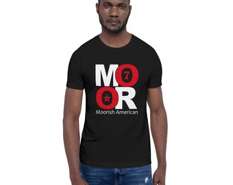 Moorish American Pride T-Shirt: Circle 7 Star Design
