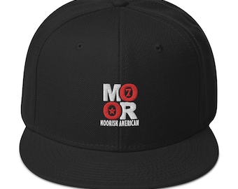 Moorish American Circle 7 Star Snapback Hat