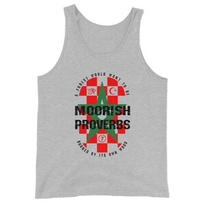 Moorish American Islamic Inspirational Quotes Moorish Proverbs Unisex Tank Top