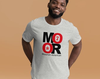 Moorish American Circle 7 Star T-shirt