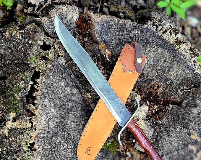 Sawmill Blade Bowie by RLS Knives Etsy