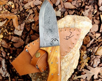 Cuchillo de supervivencia, hecho a mano por RLS Knives