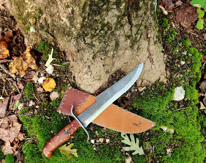 The Defender Bowie Knife by RLS Knives Etsy