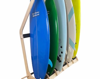 THE LINEUP Surfboard Freestanding Floor Display Rack (holds 6 boards)