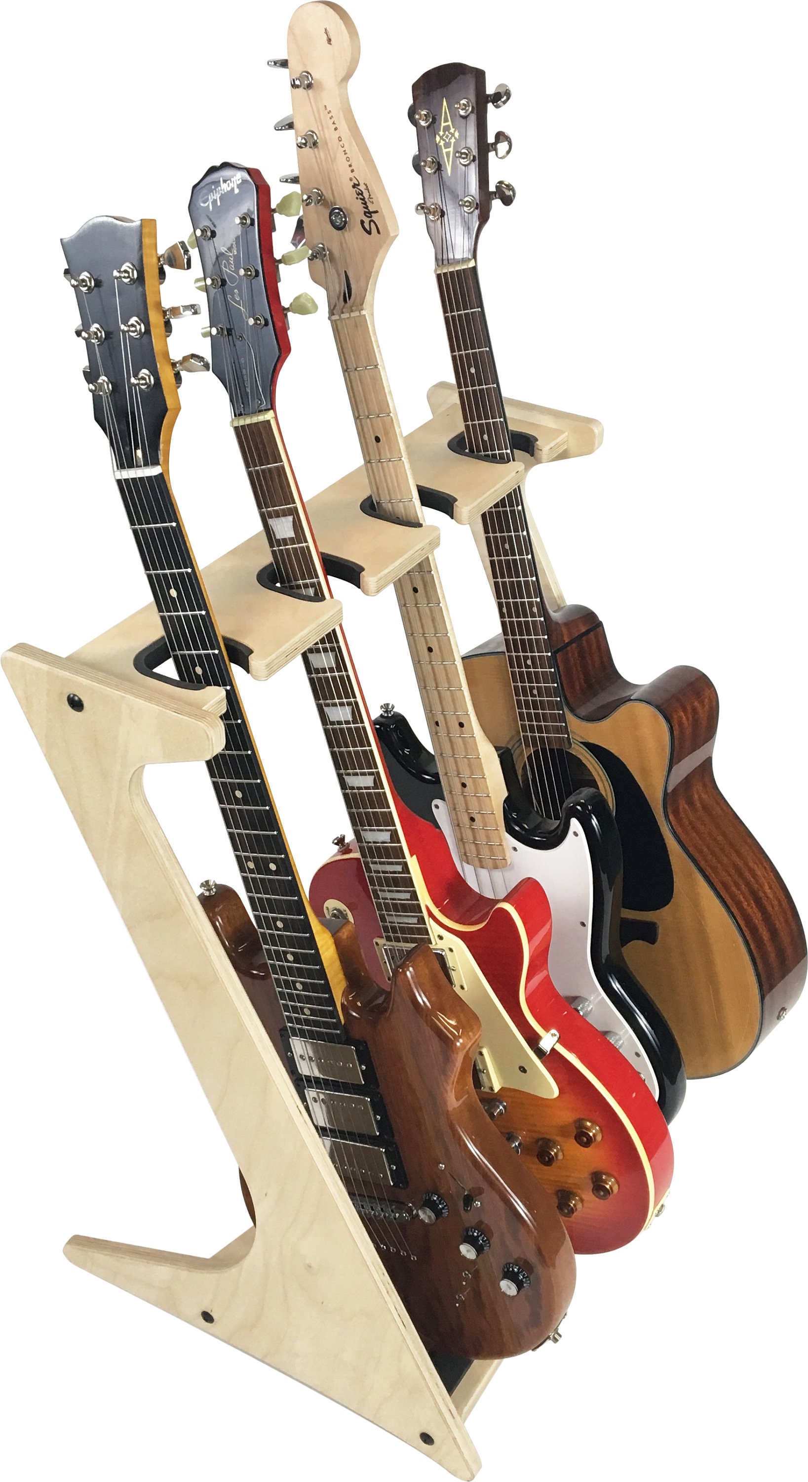 Wooden Guitar Stand, Guitar Rack, Multi-Guitar Holder – Ridgetop Woodworking