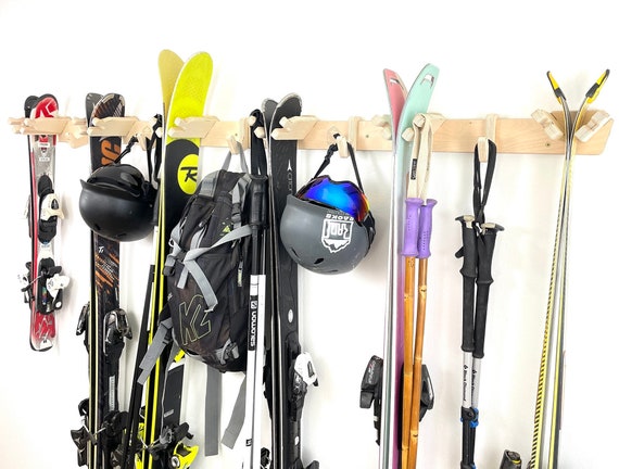 StoreYourBoard Portaesquís, 4 Pares de esquís Independientes para