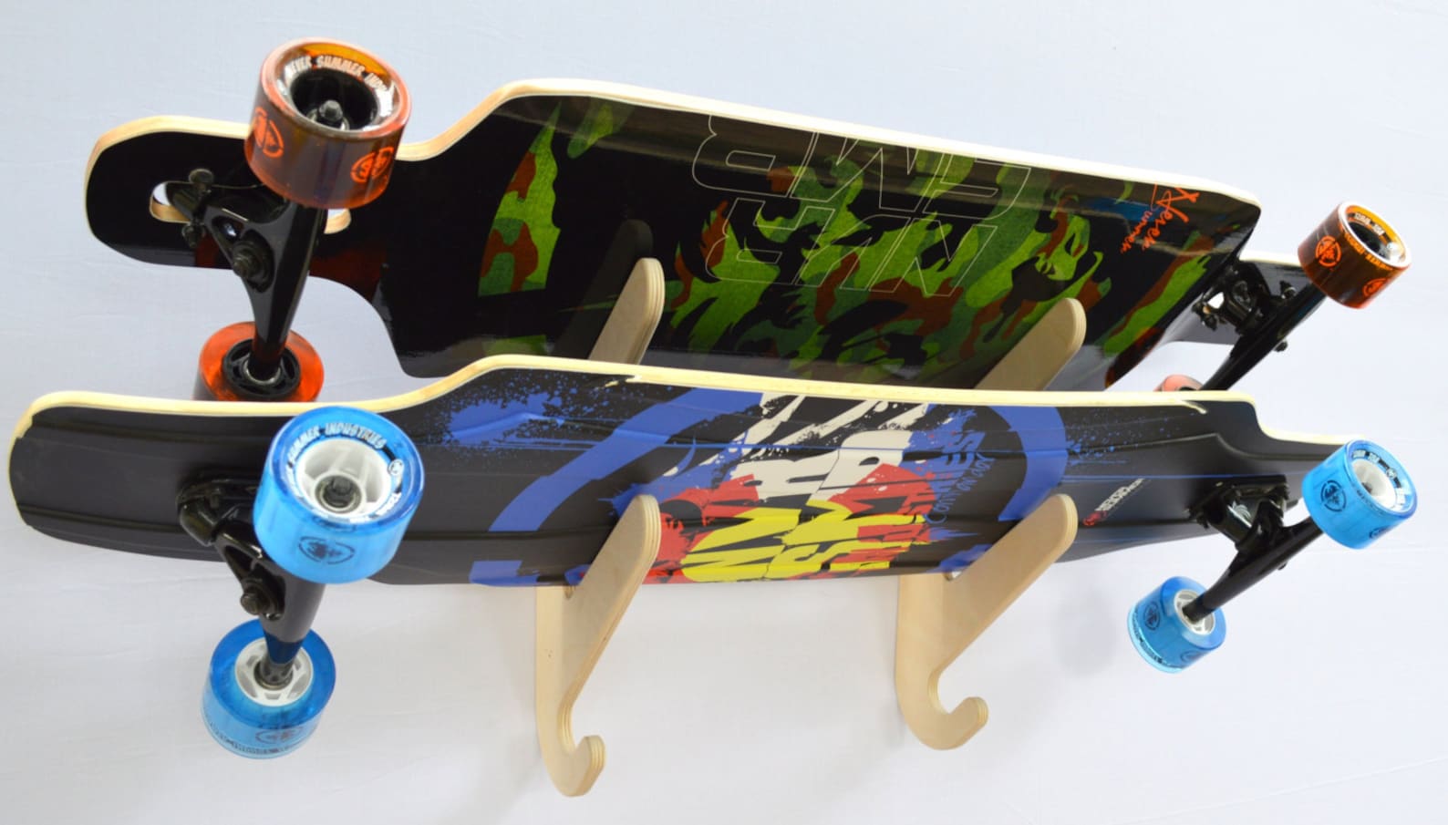 Rado Racks Skateboard Longboard Wall Rack | Etsy