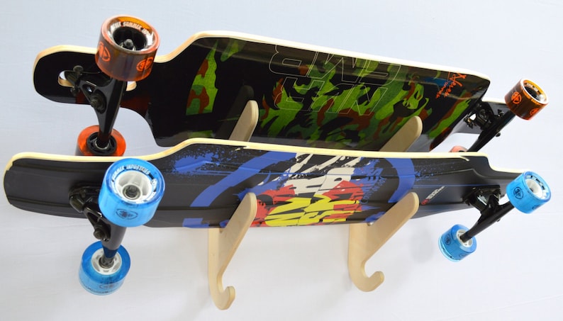 RadoRacks Skateboard and Longboard Wall Rack - Thumbnail 2