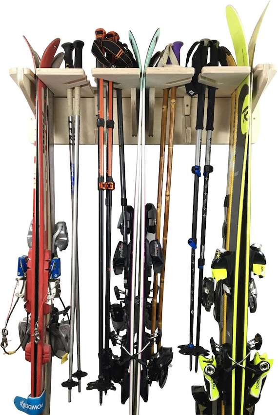 Locking Wall Racks for Skis and Snowboards  Skiing, Snowboard equipment,  Ski and snowboard