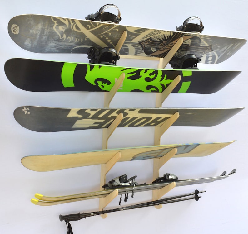 Rado Racks Snowboard and Ski Wall Rack Etsy Canada