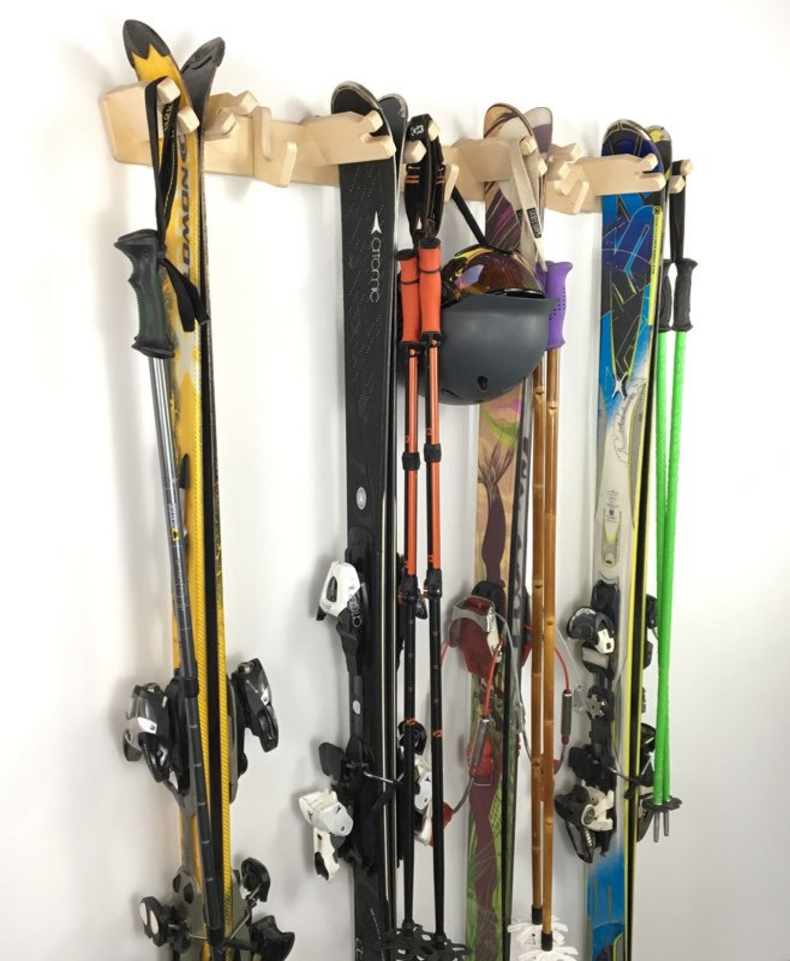 Vertical Ski Storage Rack Etsy