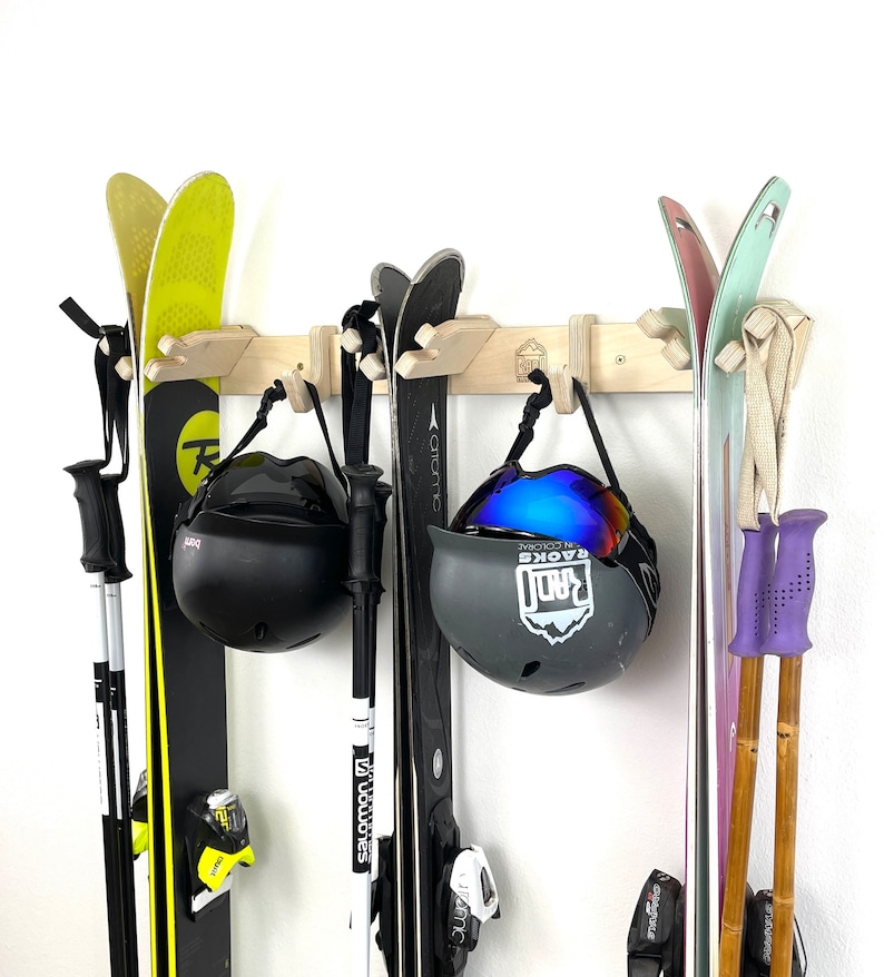 The APRES Vertical Ski Storage Rack Etsy