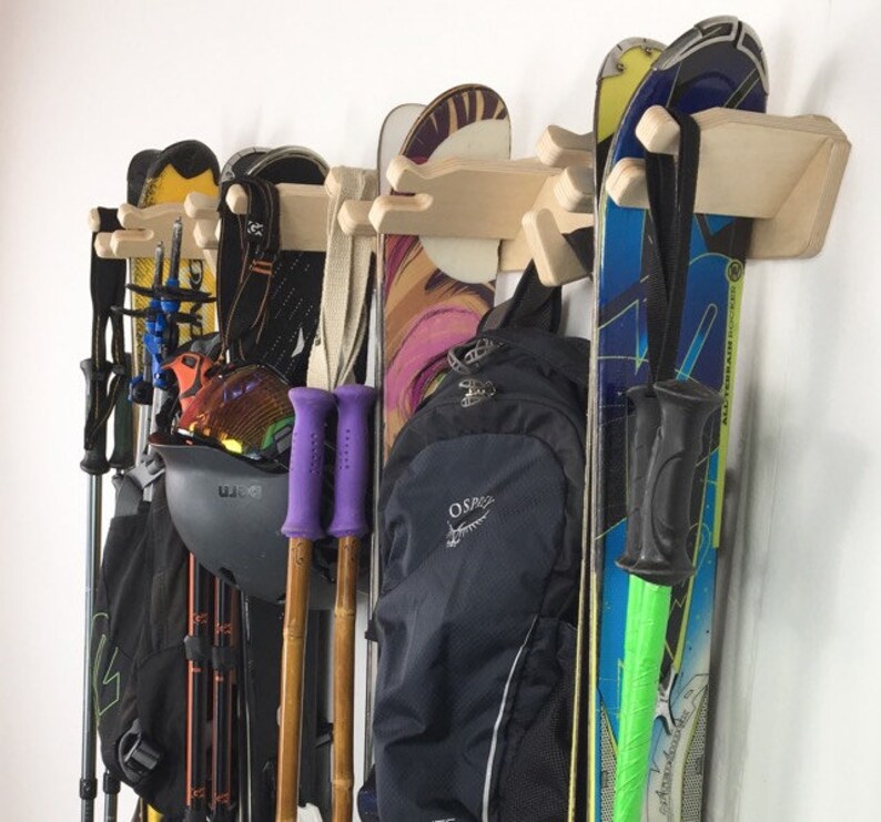 Vertical Ski Storage Rack Etsy