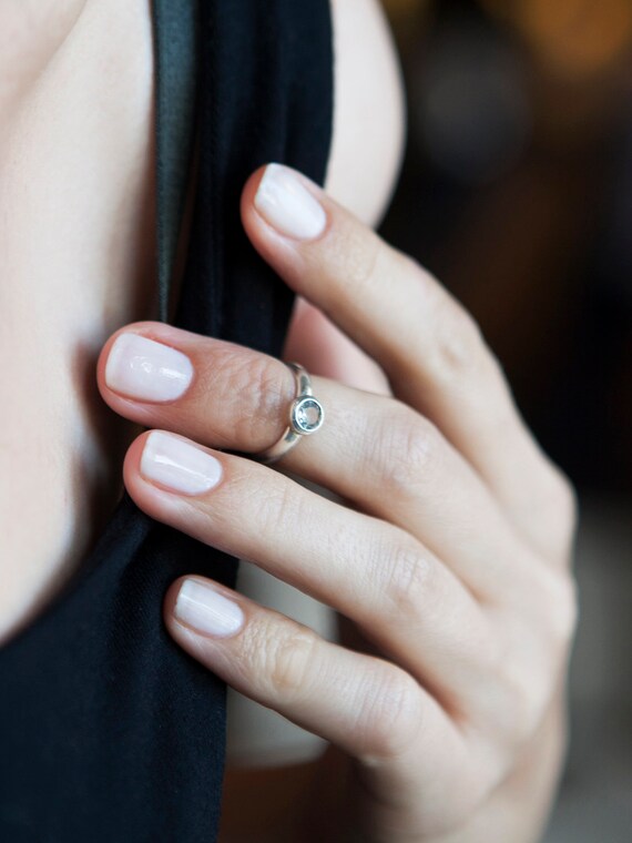 how to clean sterling silver ring with stones