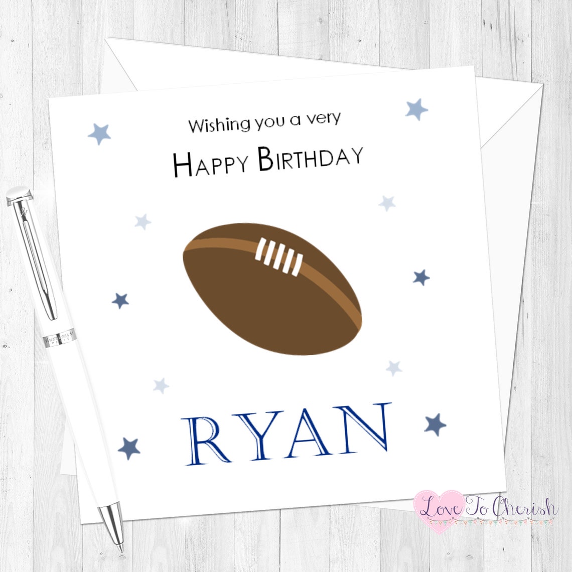 Personalised Birthday Card Rugby Birthday Card Card for - Etsy