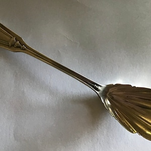 Keystone by whiting sterling silver Sugar Shell Spoon