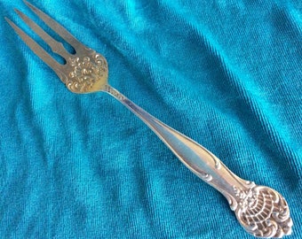 Stuart by Towle 3 Tine Sterling silver gold washed Pie or Pastry Fork unmonogrammed