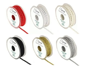 10 metre Satin Cord 4.5mm - Dressmaking Jewelry Craft - Colour Choice