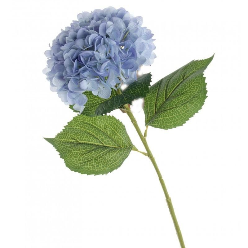 82cm Single Stem Artificial Hydrangea Flower Blue Etsy UK