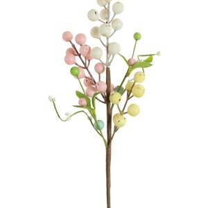 Artificial Easter Picks - Large Choice - Seasonal Floral Arrangements 40cm Mini Egg Spray
