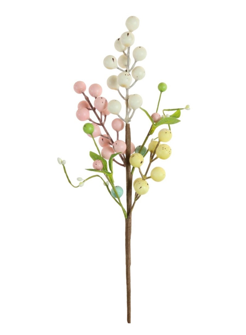 Artificial Easter Picks - Large Choice - Seasonal Floral Arrangements 40cm Mini Egg Spray
