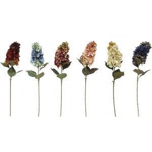 Artificial Panicled Hydrangea Stem 75cm - Large Choice - Conical Flower Arrangement Crafts