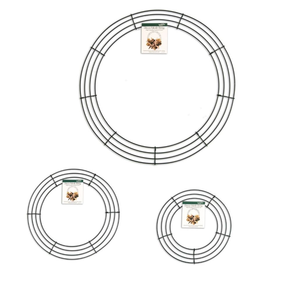 Wreath 18 Inch Metal Ring Wreath Metal Ring UK