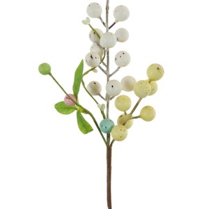 Artificial Easter Picks - Large Choice - Seasonal Floral Arrangements 25cm Mini Egg Pick