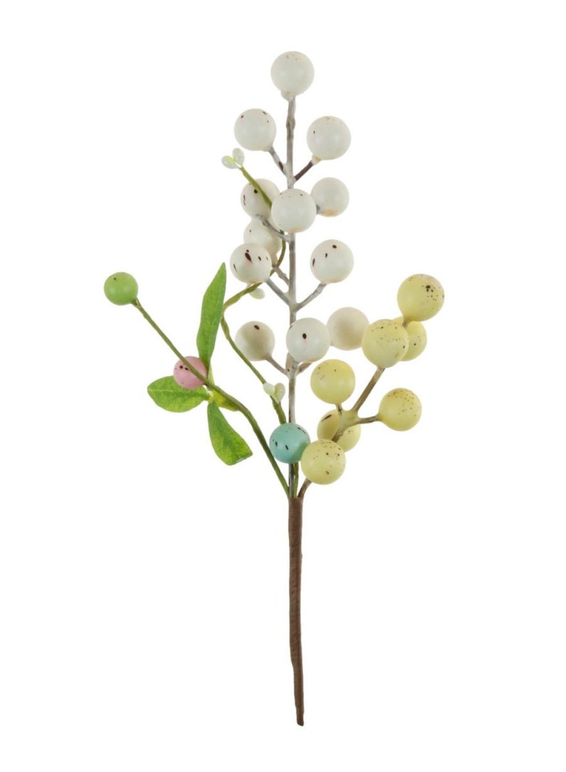 Artificial Easter Picks - Large Choice - Seasonal Floral Arrangements 25cm Mini Egg Pick
