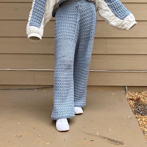 Waffle Stitch Pants Crochet Pattern