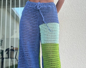 Patrón de crochet de pantalones con cordón