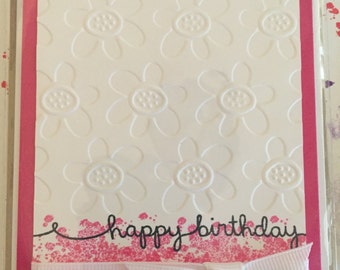 Embossed Greetings A2/4Bar Sizes