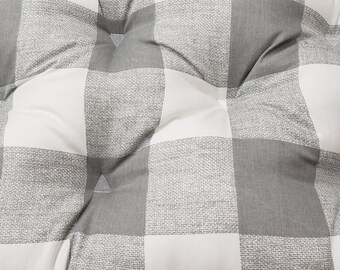 Plaid Bench Cushion Etsy