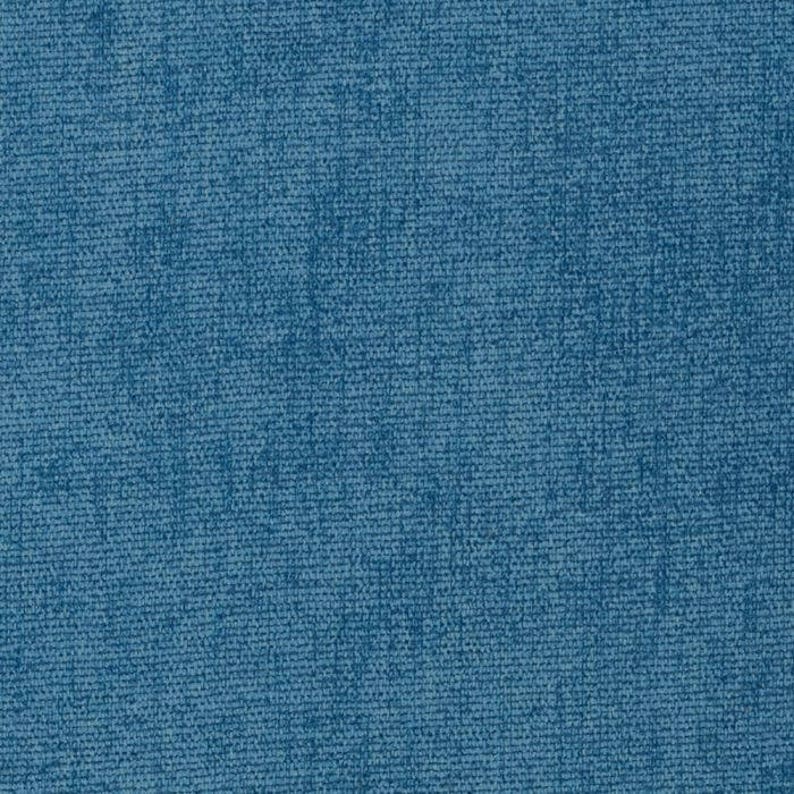 Blue Milano Velvet Seat Cushion Ocean Blue Custom Made Etsy