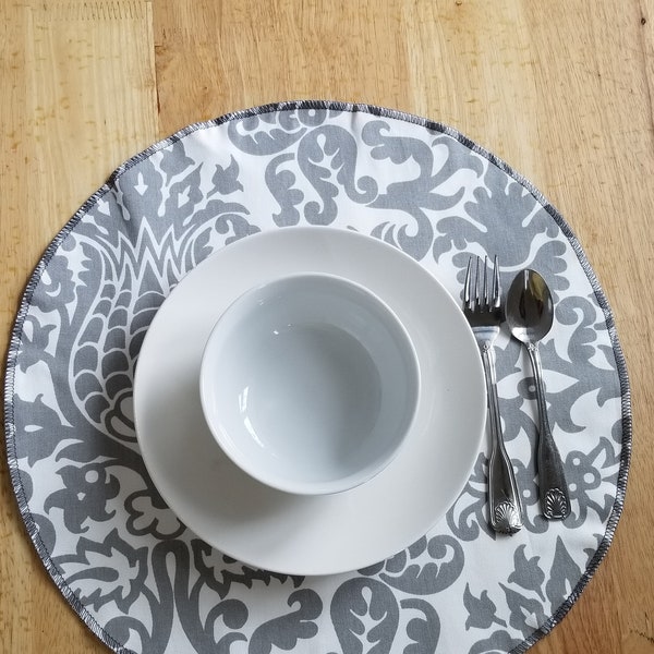 Round Table Placemat Etsy