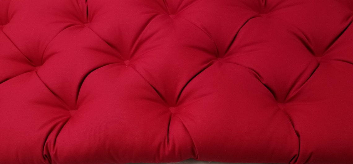 Tufted headboard cushion with ties for headboard QUEEN size Etsy