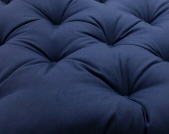 RTS 36" x 15" navy blue Tufted bench cushion, seat cushion,