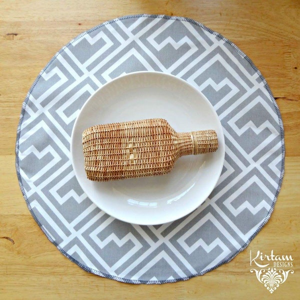 Round Placemats Etsy